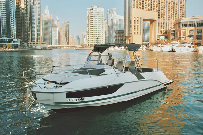 Dubai Yacht Sea escape Cruise, Swim, Tan & Sightsee! - The route: Dubai Marina, JBR, Burj Al Arab, Palm Jumeirah and Atlantis