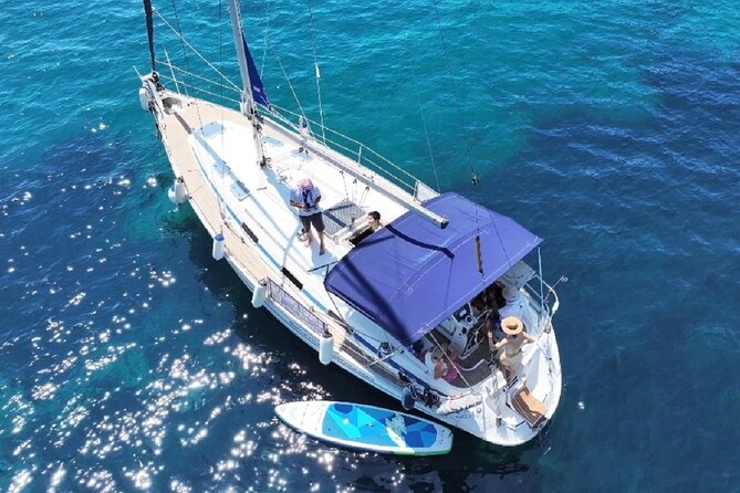 Dubrovnik : Full Day Group Sail Boat Tour to Elaphiti & Blue Cave - Koločep Island: your first swim break and the bird-cliff feel
