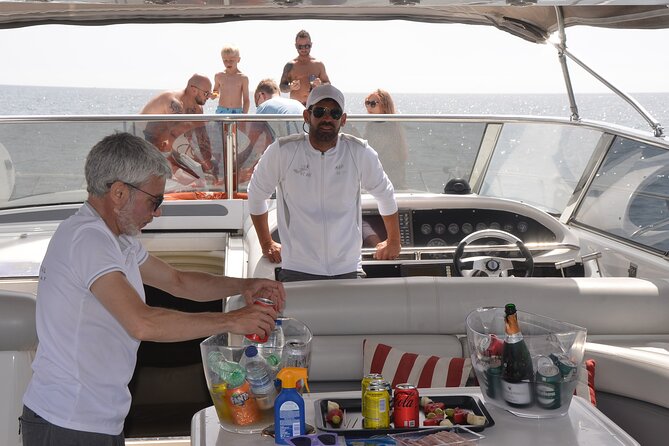 Enjoy the Marbella Coast on the Sunseeker 63 Predator Yacht - A 2-hour cruise that stays flexible