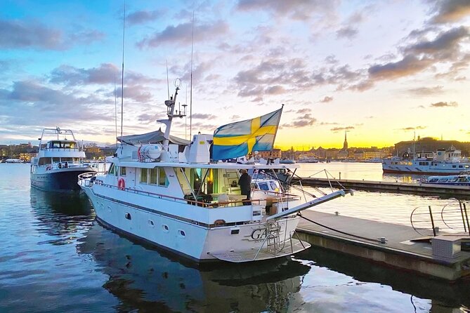 Exclusive Yacht Tour of Stockholm: sunset, dinner, lunch, cruise - Blasieholmen and the Nationalmuseum Axis: Grand Hotels and Design Energy