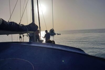 Excursion by Sailing Yacht - Stop 1: Tropea Beach and the White Cave’s skeleton illusion