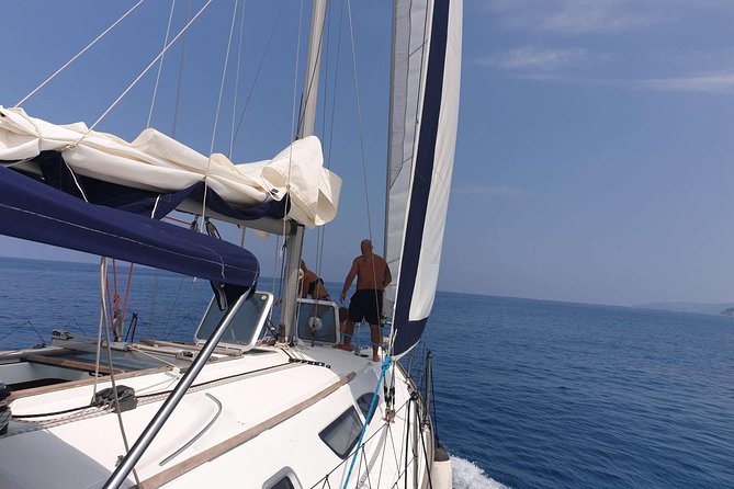 Excursion by Sailing Yacht - Stop 3: Praia di Fuoco at Capo Vaticano and boat-only coves