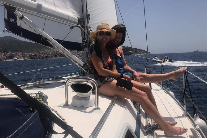 Experience Romantic Sunset Sailing on a modern 36ft (11m) sail yacht | Hvar - The route: Hvar out to sea, then the Pakleni Islands on the way