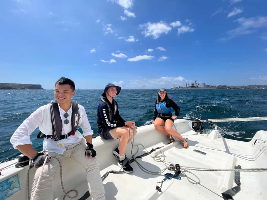 From Manly: Sydney Harbour Hands-On Taster Yacht Cruise - Entering The Manly Yacht Club Wharf Scene