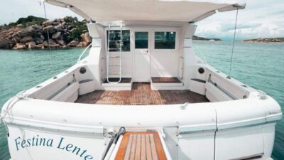 From Palau: La Maddalena Archipelago Yacht Tour with Lunch - Finding the yacht Festina Lente at Palau maritime station