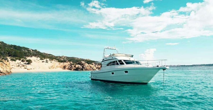 From Palau: La Maddalena Archipelago Yacht Tour with Lunch - Cala Santa Maria: second beach time with the classic cove feel