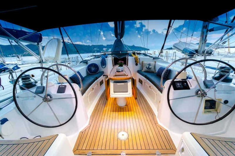 From Skiathos Marina: Yacht Sailing Day Trip with Lunch - First swim stop: Lararia or Tsougria bay