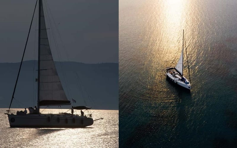 From Skiathos Marina: Yacht Sailing Day Trip with Lunch - Dasia cave snorkeling: when you want a little adventure