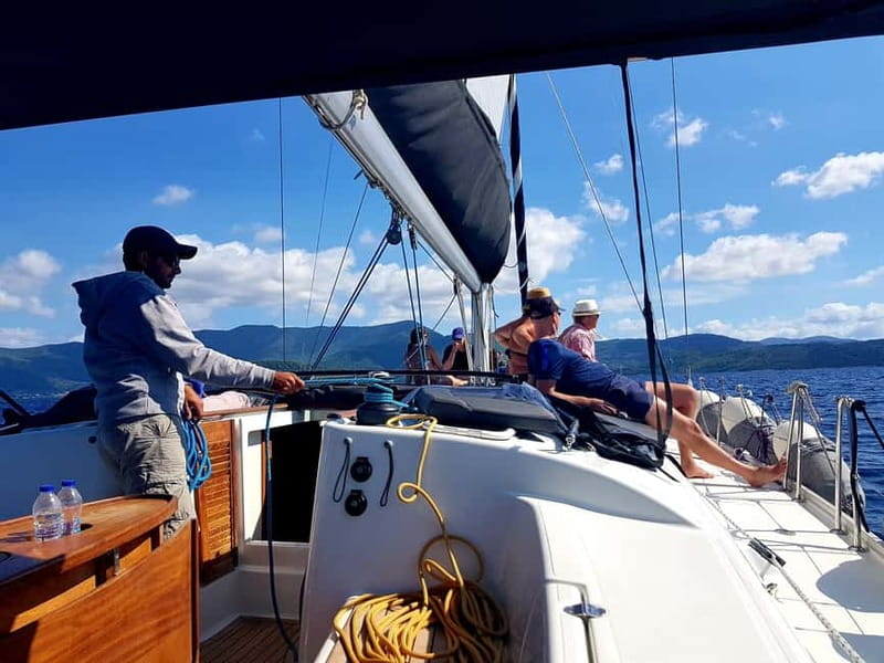 From Skiathos Marina: Yacht Sailing Day Trip with Lunch - Dolphin chances and other sea life on the way back