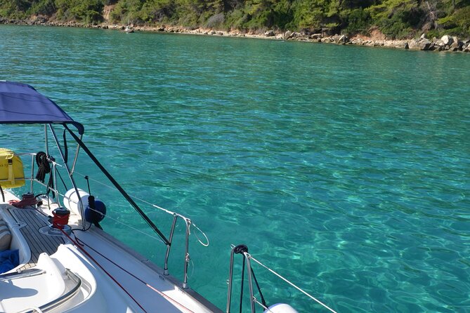 Full Day Cruise on Sailing Yacht in Corfu Island - Stop Three: Agni Bay for Lunch by the Sea and an Easy Harbor Swim