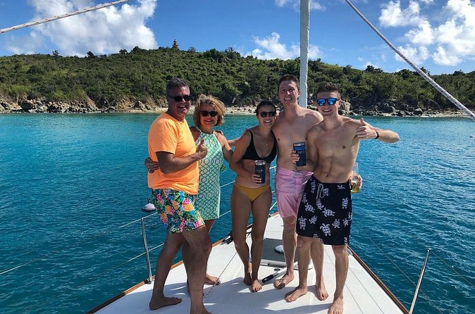 Full Day Private Charter, Snorkel St. John (12 guests, 55’ yacht) - Stop 2: Honeymoon Beach for snorkeling plus lunch onboard