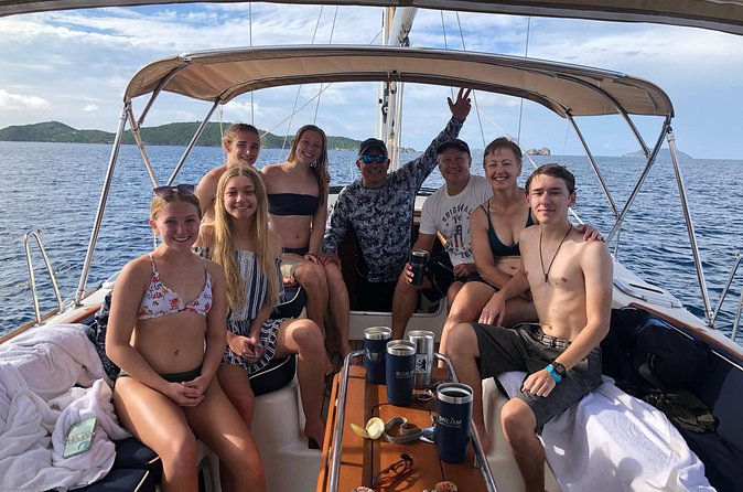 Full Day Private Charter, Snorkel St. John (12 guests, 55’ yacht) - Stop 3: Lovango Cay for reef snorkeling and a bar option