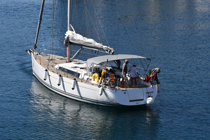 Half day charter on private sailing yacht in Gibraltar - John and Alex onboard: the part that makes it feel personal