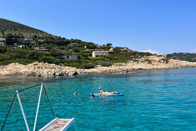 Half Day Private Yacht Charter on our Pershing 40 in Saint Tropez - Canoubiers (Billionaires Bay): the swim stop people remember