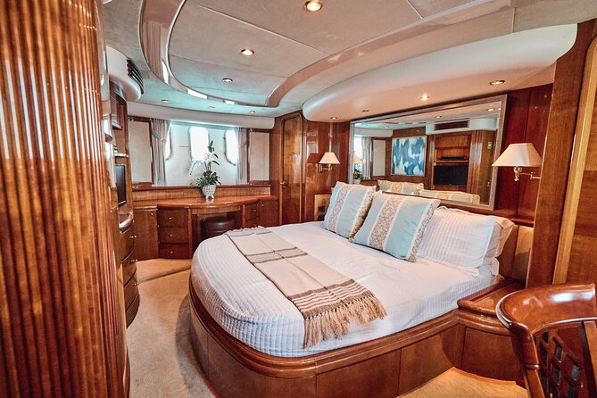 Heather Nikki 80 ft Italian Azimut Yacht Rental - Onboard Layout: Comfort for Up to 10 People and 4 Bedrooms