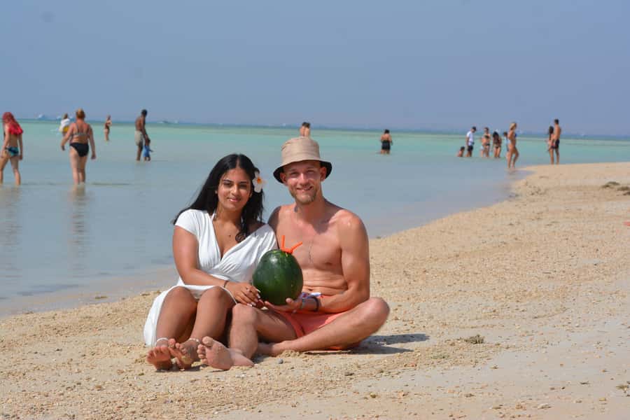Hurghada: Elegance Yacht Cruise To Orange bay Island W lunch - Snorkeling with a guide: gear, stops, and how to make it count
