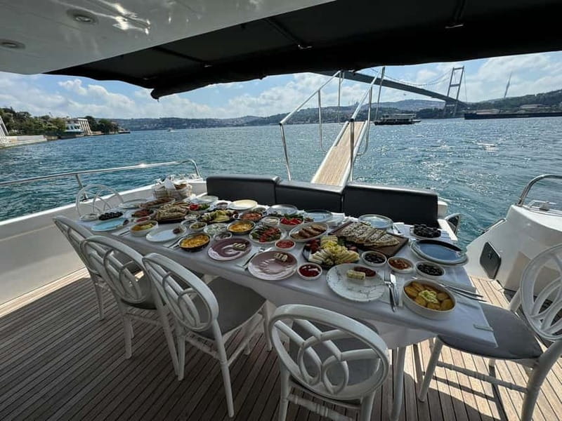 Istanbul: Bosphorus Morning or Sunset Yacht Tour with Snacks - Landmarks you’ll see while cruising: Dolmabahce, Maiden’s Tower, and more