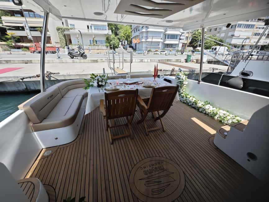 Istanbul: Private Bosphorus Yacht with Tour Guide and Snacks - Best Time to Go: Sunset for Romance, Rain for Calm Photos