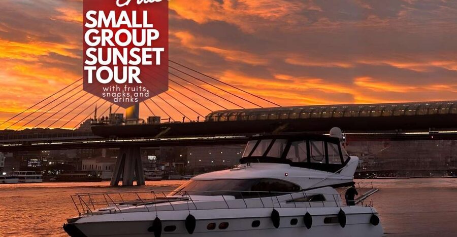 Istanbul: Small-Group Luxury Yacht Sunset Cruise w/ Snacks - Ortaköy, the Maiden’s Tower, and the Golden-Hour Sweet Spot
