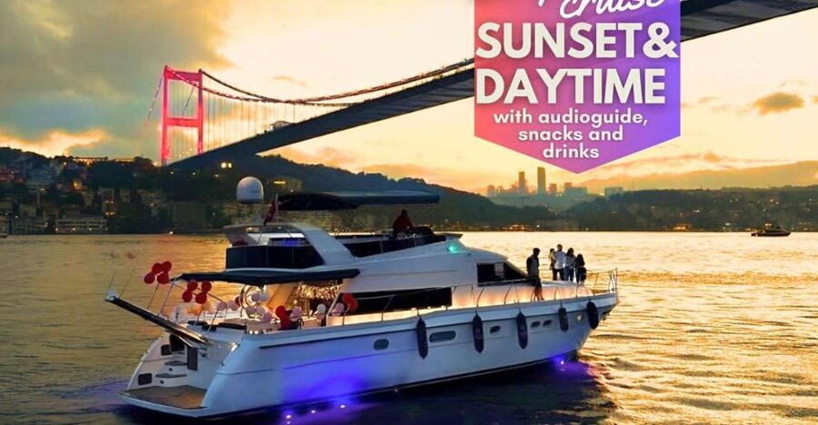 Istanbul: Sunset or Day Small-Group Yacht Cruise with Snacks - Maiden’s Tower at golden hour: where the cruise becomes a memory
