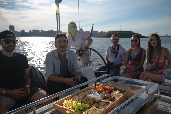 JFarwell Private Yacht Wine & Cheese Sunset Sail - What you’ll taste: Nova Scotia wine, cheese, and charcuterie