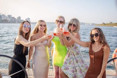 JFarwell Sunset Wine and Cheese Yacht Sailing - How the sailing lessons change the whole vibe