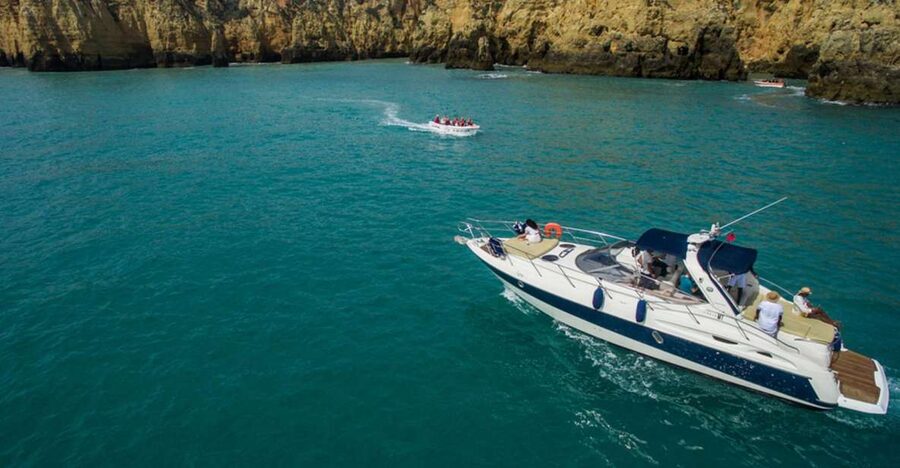Lagos: Luxury Yacht Charter with Drinks & Tapas - Getting on board at Marina de Lagos: what to expect right away
