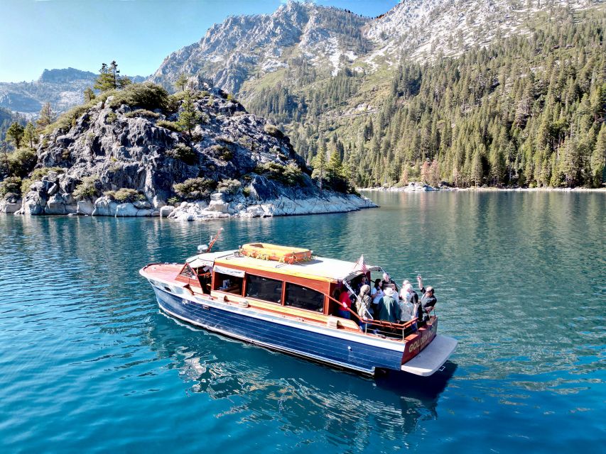Lake Tahoe: Emerald Bay Sunset Wine Tasting Yacht Cruise - Getting on the Golden Rose in South Lake Tahoe