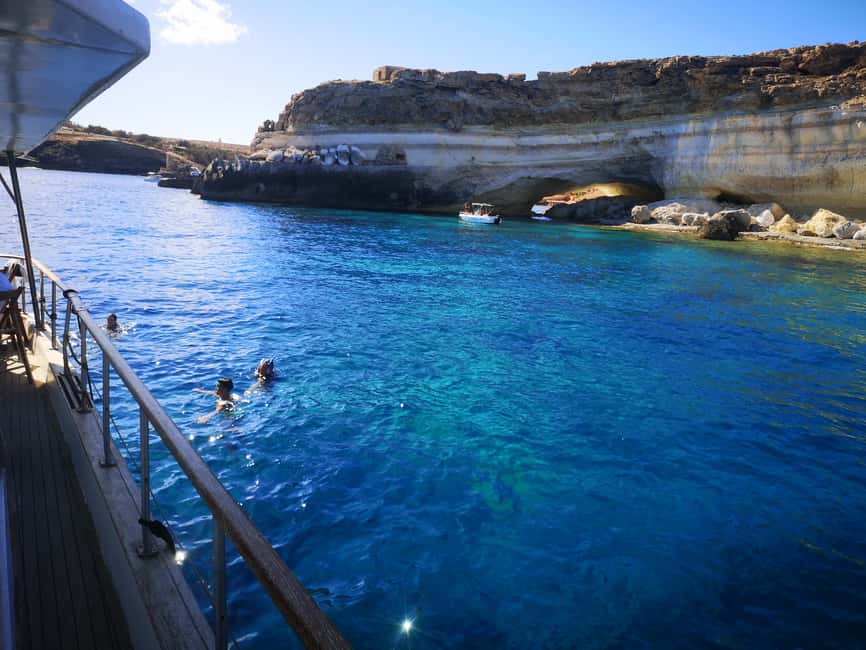 Lampedusa: Yacht excursion, swimming stops and typical lunch - Snorkeling gear and water safety: what you must bring