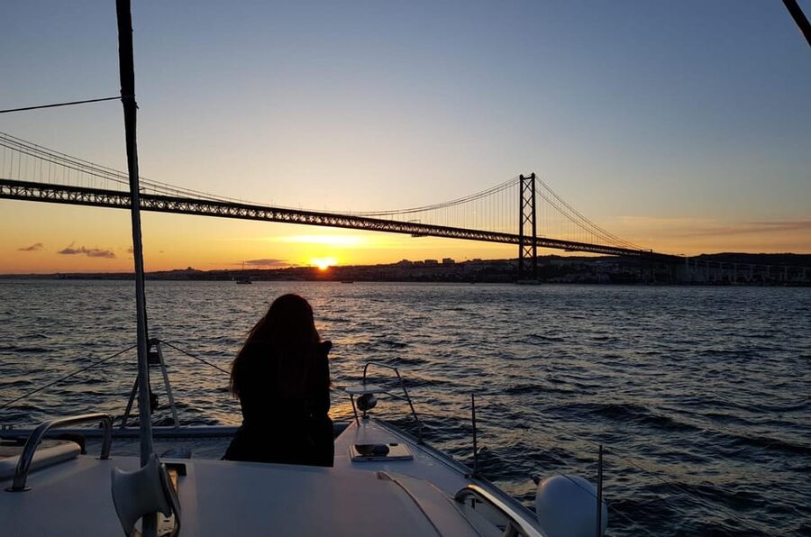 Lisbon: Sunset Cruise With Drinks on Spacious Yacht - Drinks and onboard extras: wine, beer, coffee, and that small pastry moment