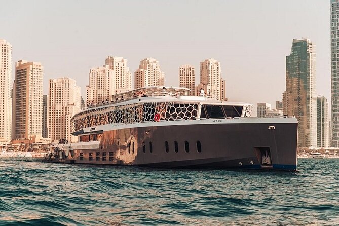 Lotus Mega Yacht Luxury Cruise with Live DJ, Dinner & Transfers - Drinks and alcohol options: what’s included and how to plan