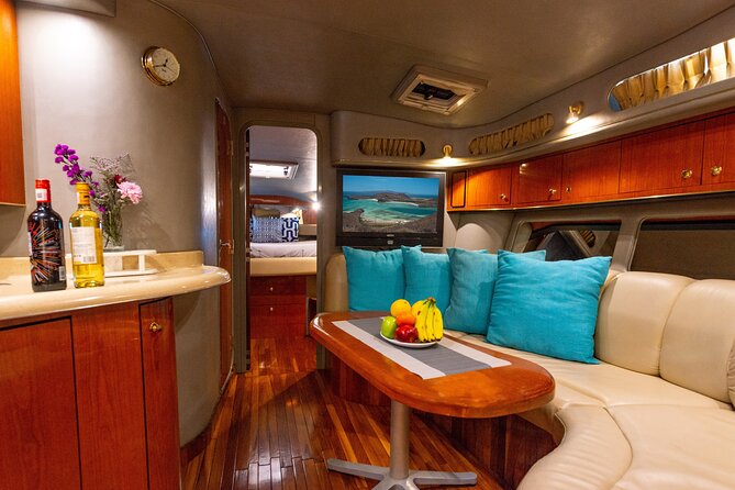 Luxury 42' Yacht Tour in Cabo for Snorkeling and Sunset - Cruising Land’s End, Sea Lions, and Cabo’s Arch from the water