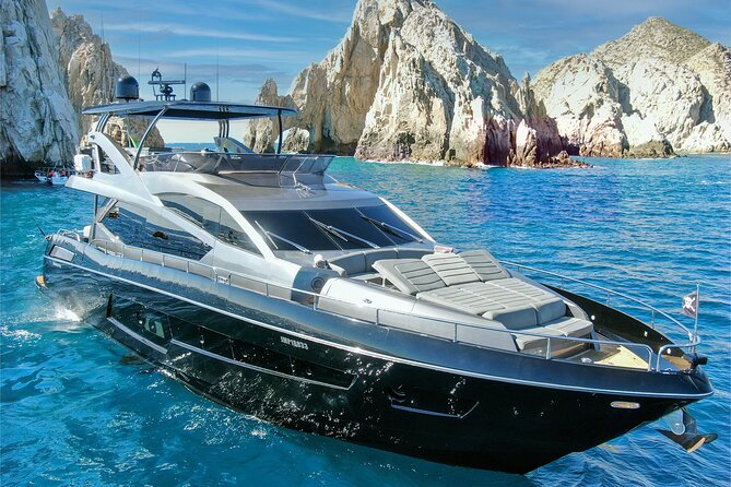Luxury Black Yacht in Cabo - Stop 3: Pacific Coast cruising and possible whales, dolphins, turtles