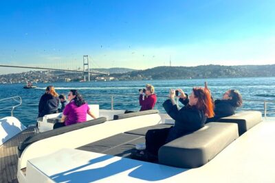 Luxury Bosphorus Yacht Tour – Asian Side Stop & Exploration - Dolmabahçe and the Ottoman “modern” style, seen from the water