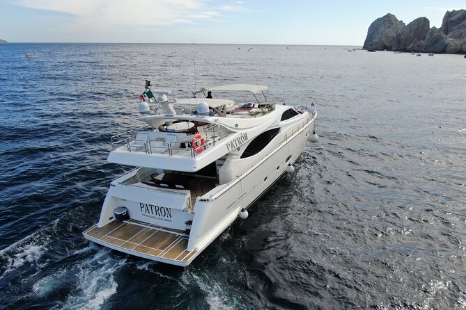 Luxury Yacht Charter in Cabo San Lucas - Ferretti 88ft. - Stop 1 at El Arco: Sea Lions and a Proper Photo Window