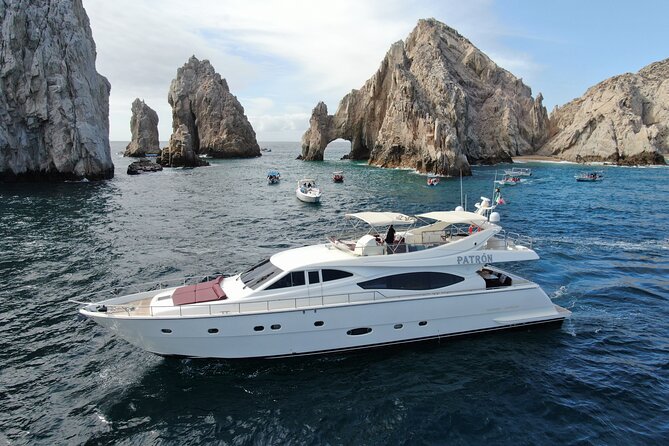 Luxury Yacht Charter in Cabo San Lucas - Ferretti 88ft. - Private Transportation and Comfort That You Can Actually Feel
