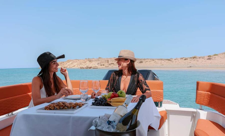 Luxury Yacht Escape from Ierapetra:Transfer & Meals Included - From Ierapetra port to the sea: pickup, the boat, and the pace