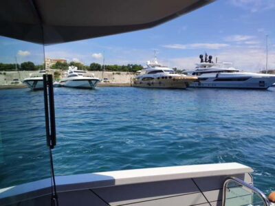 Luxury Yacht Experience Semi-Private North East - Boarding at Marina Gouvia (and Optional Cruise Port Pickup)