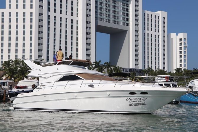 Luxury Yacht in Paradise and snorkel by Isla Mujeres - The Big Upgrade: A 46-Foot Sea Ray Yacht Out of Cancún