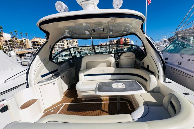 Luxury Yacht Tour in Los Cabos 45FT SeaRay Sundancer - Pacific-Side Sunset Viewing: Stronger Waves, Better Drama