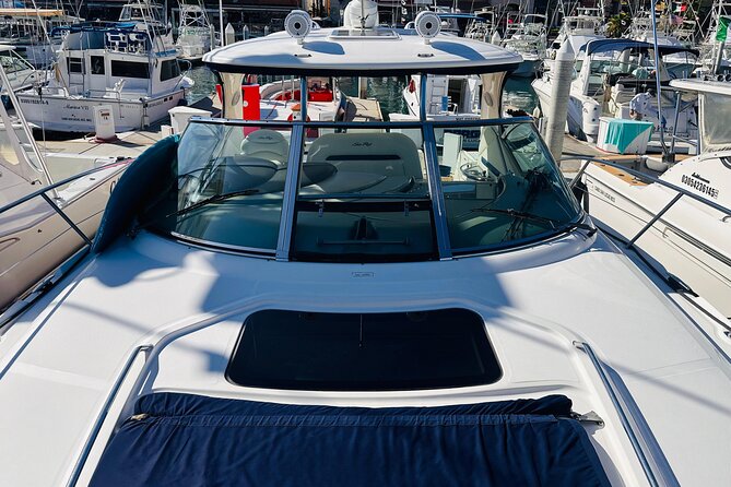 Luxury Yacht Tour in Los Cabos 45FT SeaRay Sundancer - Comfort, Friendly Service, and the Margaritas Moment