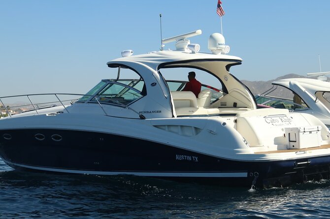 Luxury Yacht Tour in Los Cabos 45FT SeaRay Sundancer - Meeting at C Dock, Marina: How to Set Yourself Up
