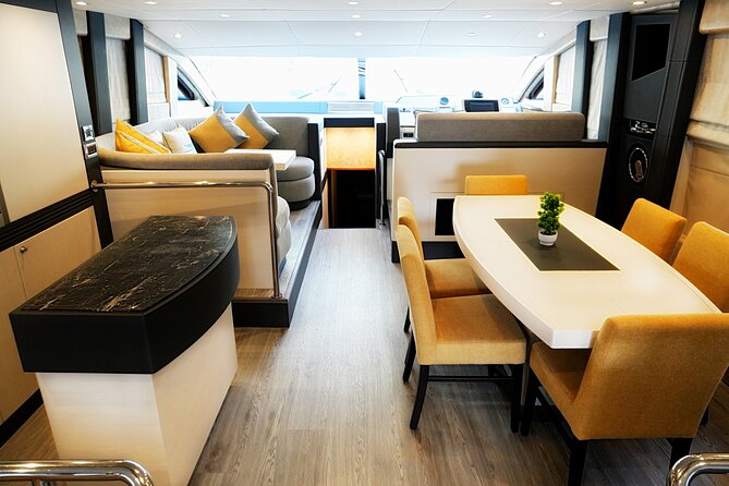 Majesty 77ft Diamond Dust — Dubai's best yacht rental - Crew focus: why Captain Kumar, Grace, and Rakesh keep showing up