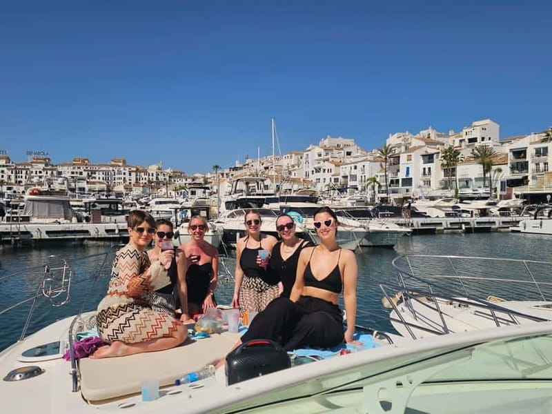 Marbella: 2-8 hour private luxury yacht cruise on a Targa37 or Targa48 - Puerto Banús is the right starting line