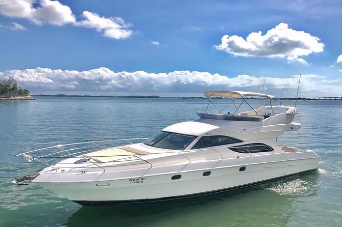 Miami 2 Hours Private Yacht Tour for 13 ppl on a 50 ft Yacht - The real deal: what you’re paying for on a 50 ft private yacht