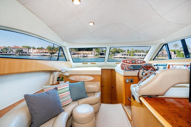 Miami 2 Hours Private Yacht Tour for 13 ppl on a 50 ft Yacht - Weather and the “views plan”: how to win even if the forecast isn’t perfect