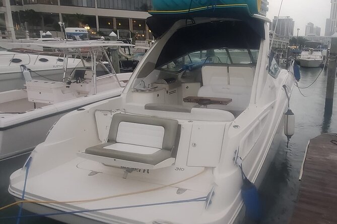 Miami Beach Boat Rental: Unforgettable On-Water Experiences - On-board comfort: cabin, bathroom, cooler/ice on request, and the water mat