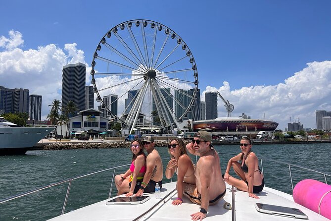 Miami Boat Rental for Day or Sunset Cruise with Captain - Haulover Sandbar: the swim and snorkel time that makes the cruise worth it