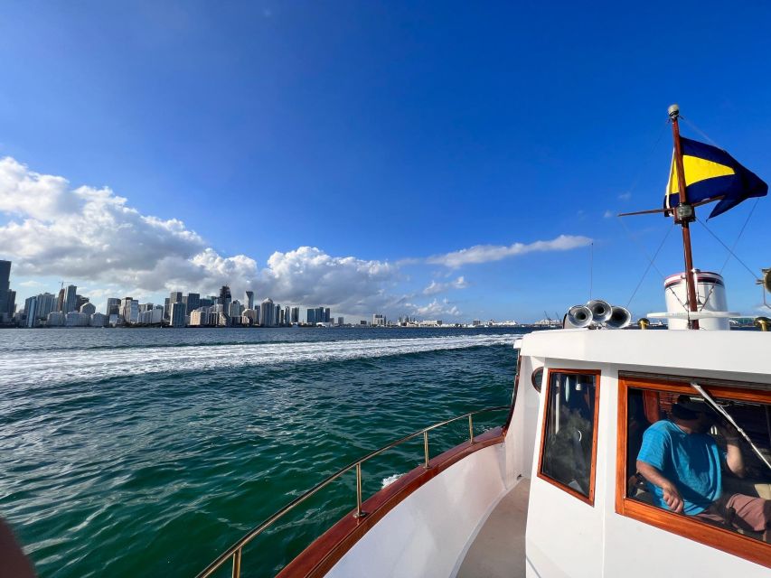 Miami: Miami Skyline Vintage Yacht Cruise, - A Vintage Yacht, Not Another Line at Sea