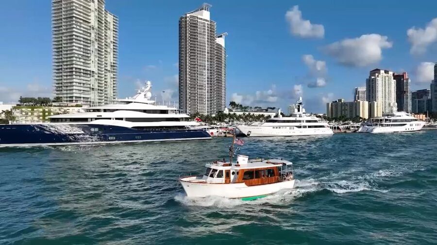 Miami: Miami Skyline Vintage Yacht Cruise, - Carl Fisher and the Venice of the Americas Pitch